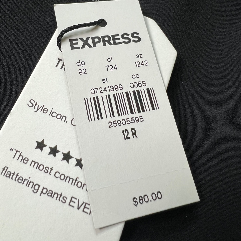 Express Low Rise Barely Boot Editor Pant NEW - Picture 12 of 16
